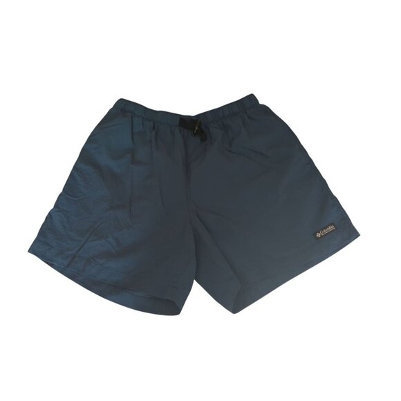 Columbia men's size large older tag navy blue swim/hiking shorts With Mesh Belt - Picture 1 of 14
